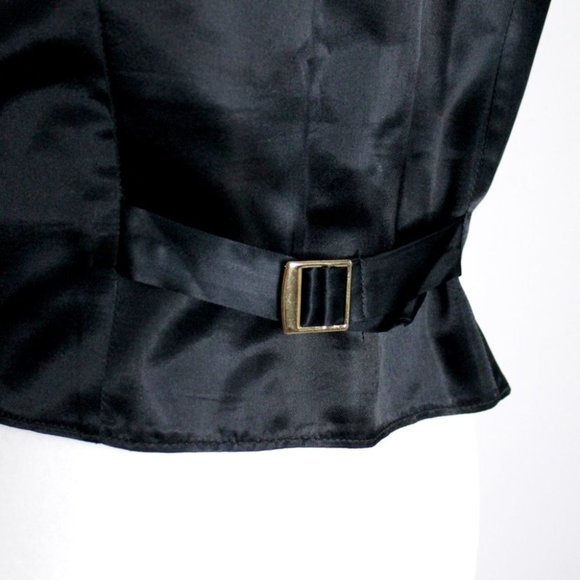 Your Sixth Sense by C&A Gold Black Embroidered Vest Unisex Size 38 - Picture 6 of 13